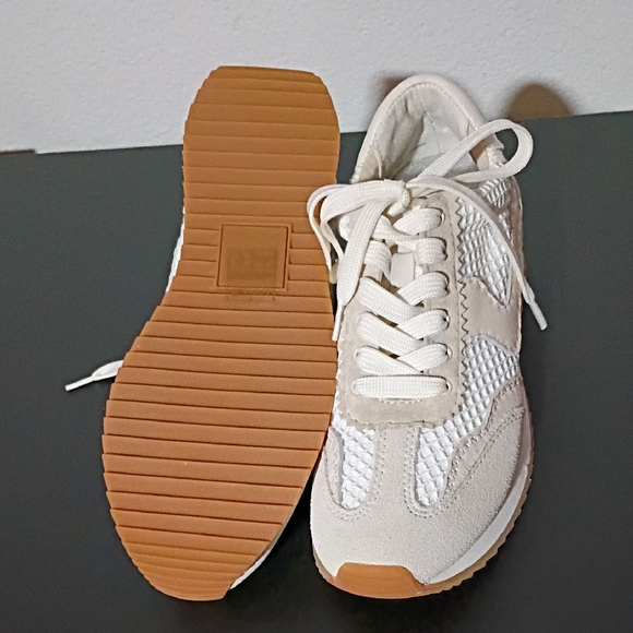 Dolce Vita Beige and White Sneakers - Picture 5 of 7